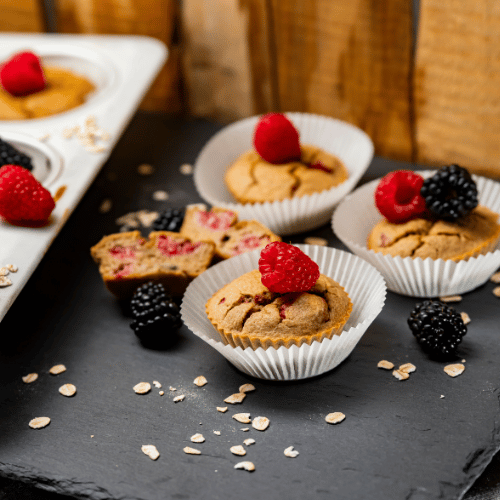 Mini túrós muffinok