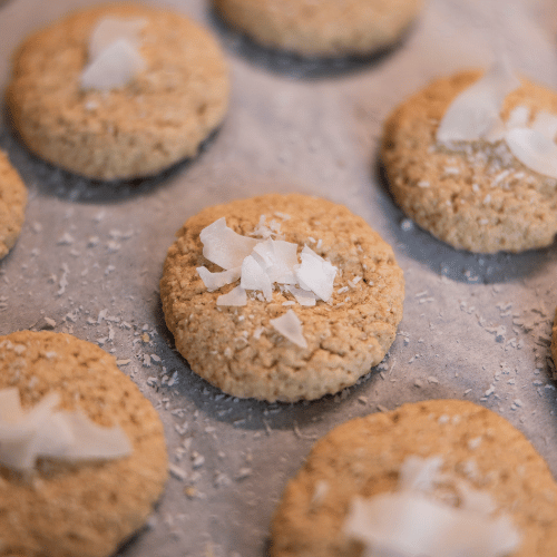 Édes almás-zabpelyhes keksz